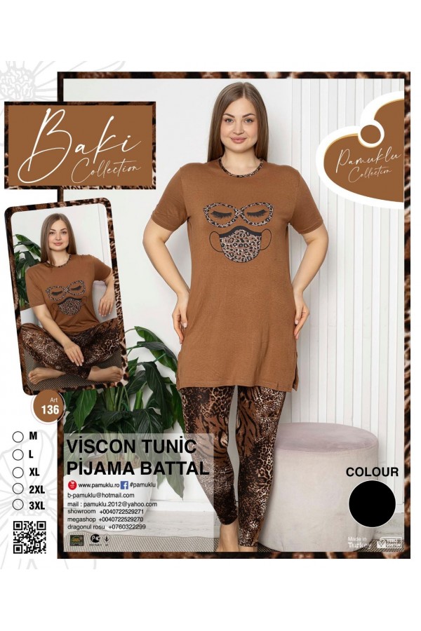 Pijama Dama Baki Tunica 136 Engros