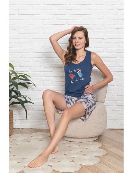 Pijama Dama Baki Short Maieu 908 Penye