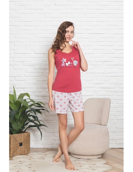 Pijama Dama Baki Short Maieu 909 Penye