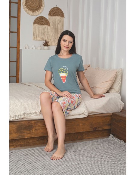Pijama Dama Baki Capri 918 Penye