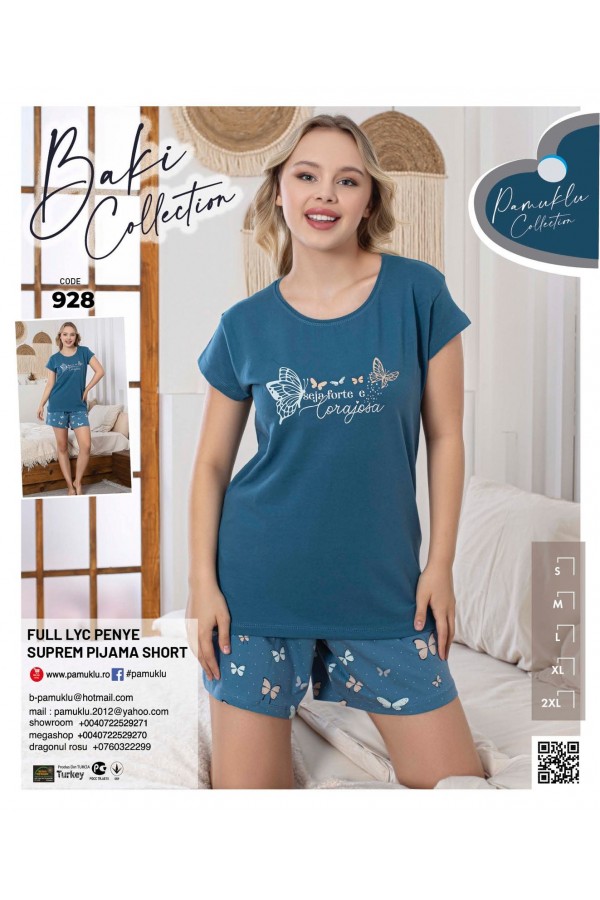 Pijama Dama Baki Licra Short 928