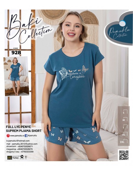 Pijama Dama Baki Licra Short 928