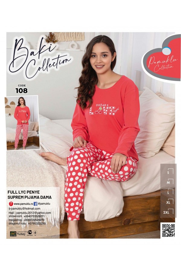 Pijama Dama Baki Licra 108