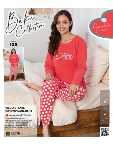Pijama Dama Baki Licra 108