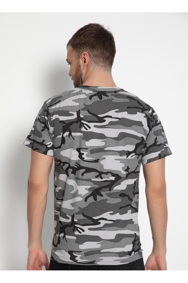 Tricou Barbat Suprem Camuflaj Gri