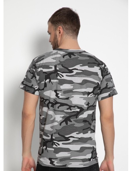 Tricou Barbat Suprem Camuflaj Gri