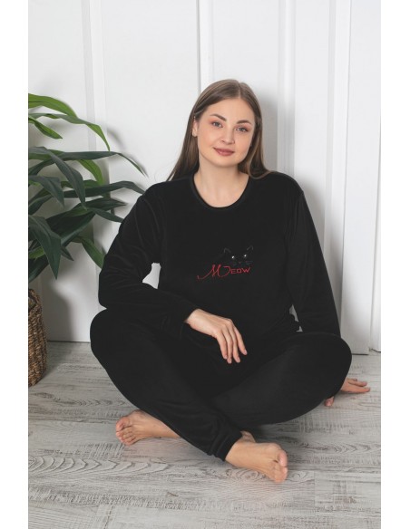 PIJAMA DAMA BAKI CATIFEA BATAL(XL,2XL,3XL) COD 102
