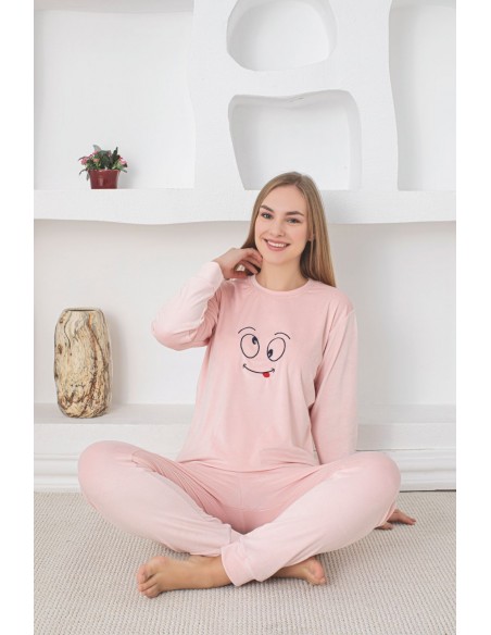PIJAMA DAMA BAKI CATIFEA COD 106