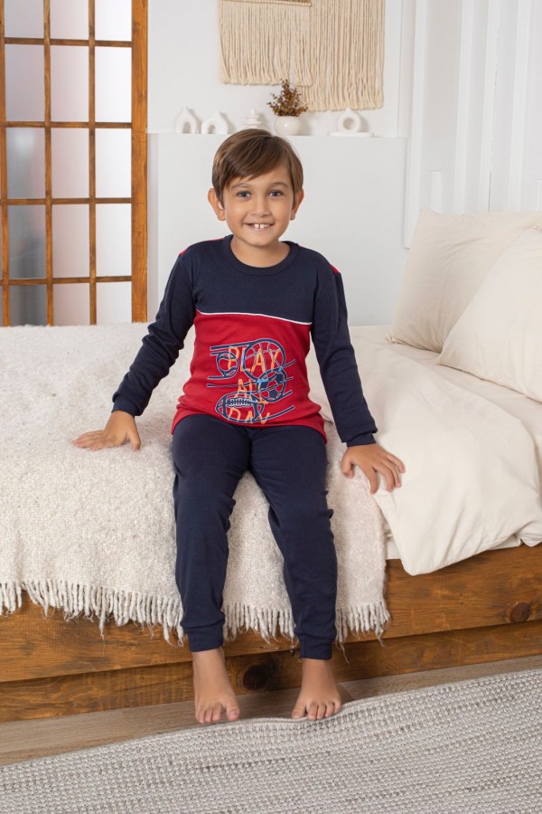 Pijama Copii Baieti Berfin Interlok 1 2
