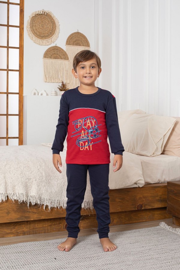 Pijama Copii Baieti Berfin Interlok 1