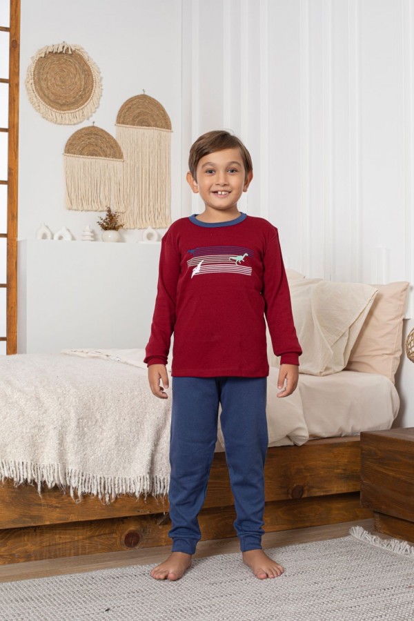 Pijama Copii Baieti Berfin Interlok 3