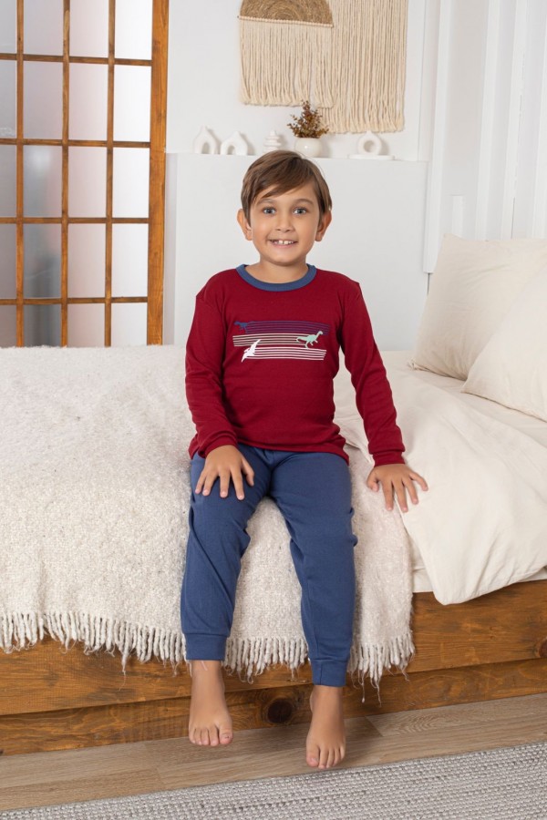 Pijama Copii Baieti Berfin Interlok 3