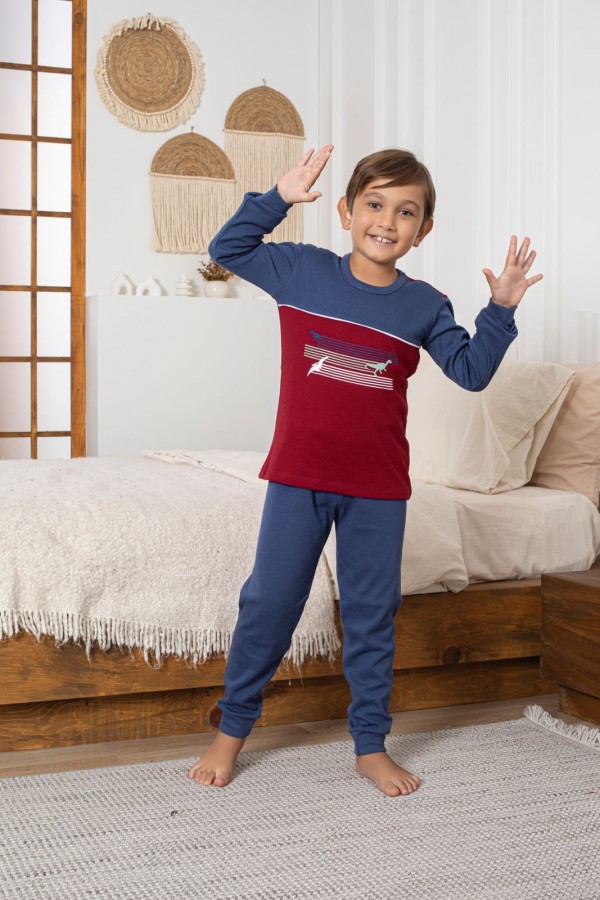Pijama Copii Baieti Berfin Interlok 4