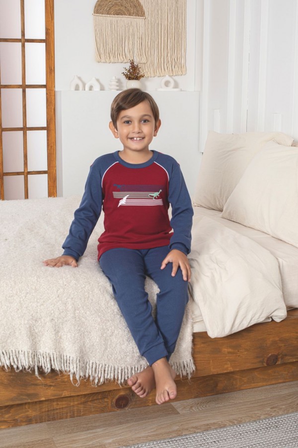 Pijama Copii Baieti Berfin Interlok 5 2
