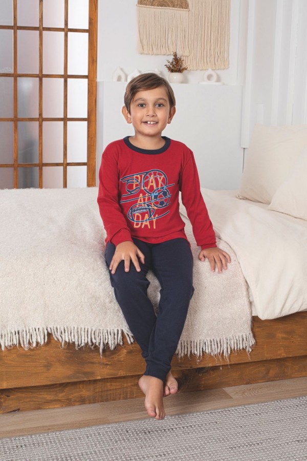 Pijama Copii Baieti Berfin Interlok 6 2