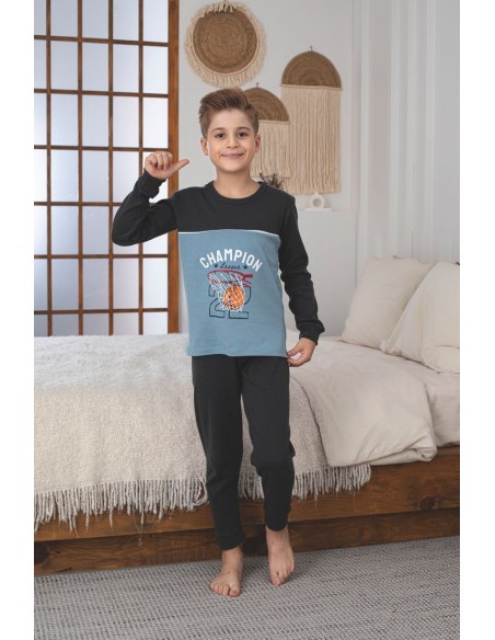 Pijama Copii Baieti Berfin Interlok 9