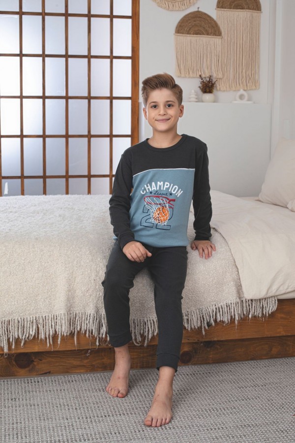 Pijama Copii Baieti Berfin Interlok 9