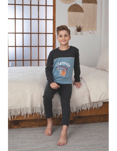 Pijama Copii Baieti Berfin Interlok 9