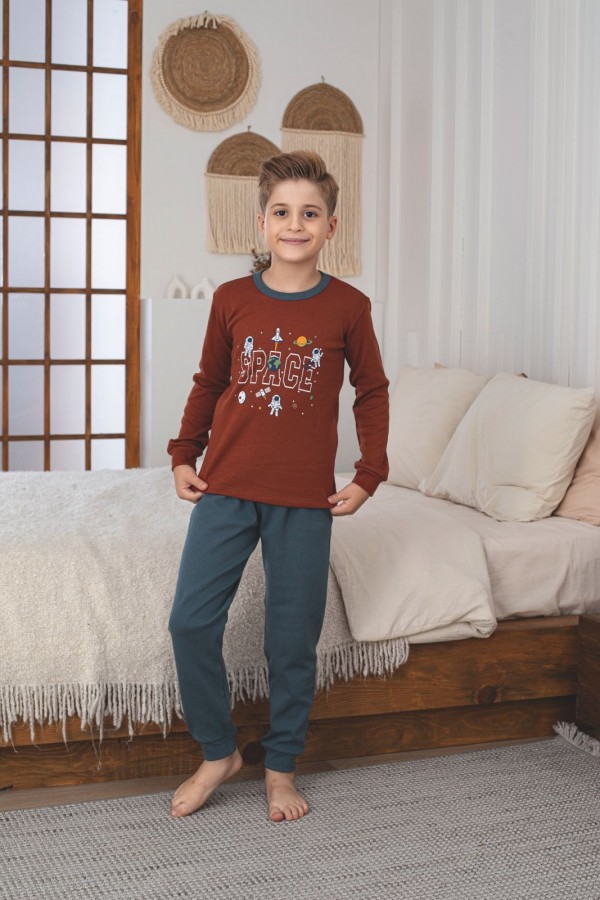Pijama Copii Baieti Berfin Interlok 21