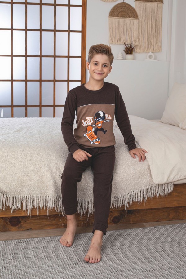 Pijama Copii Baieti Berfin Interlok 23