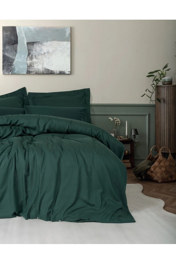 LENJERIE DE PAT COTTON BOX TENCEL CRAFT PETROL