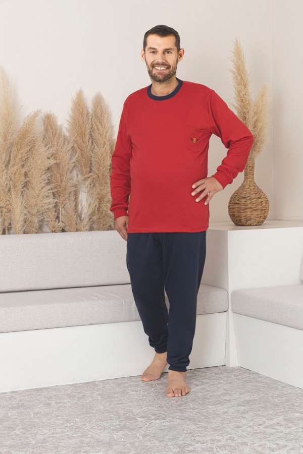 Pijama Barbat Berfin Interlok Battal 3003