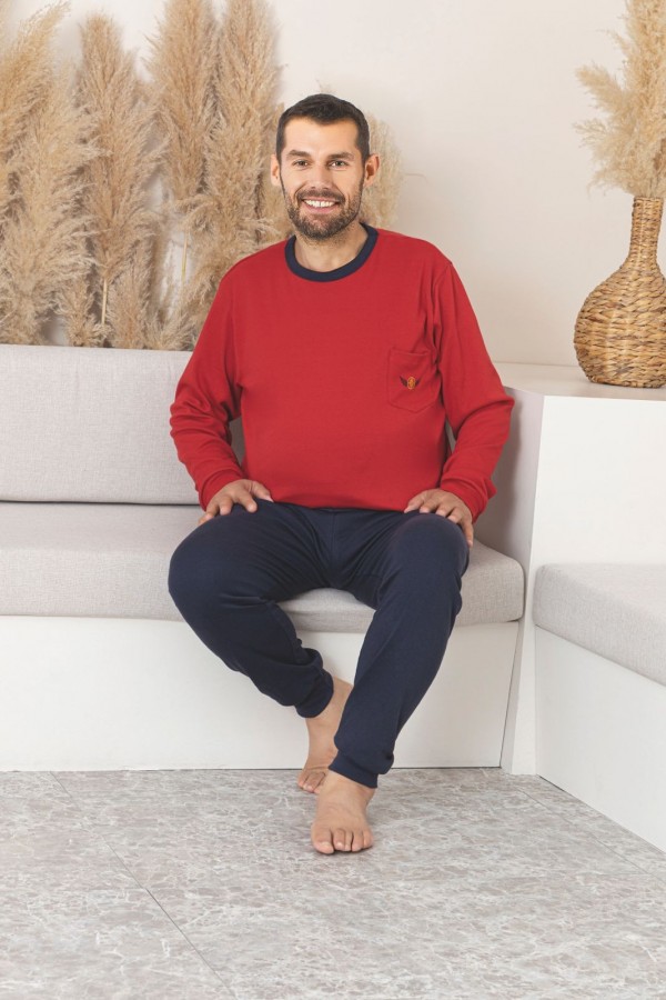 Pijama Barbat Berfin Interlok Battal 3003