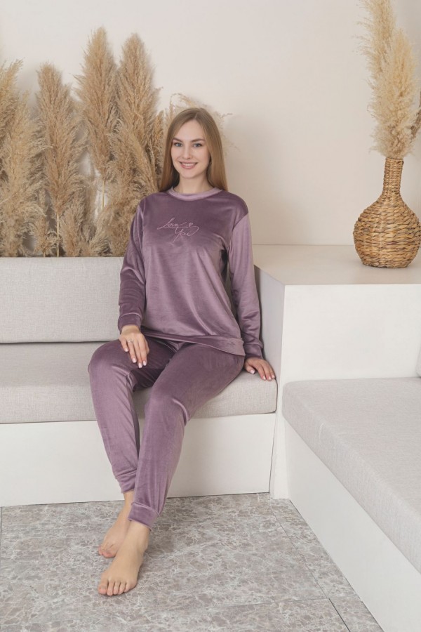 PIJAMA DAMA BAKI CATIFEA COD 807 2