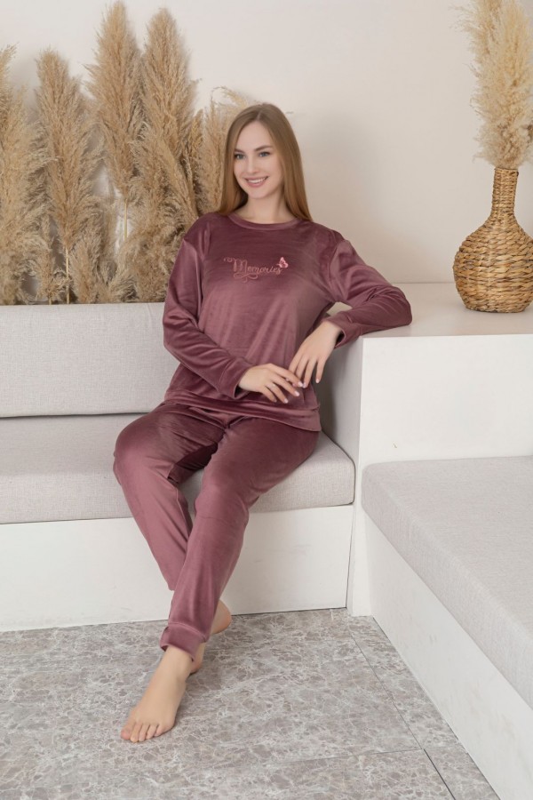 PIJAMA DAMA BAKI CATIFEA COD 803 2
