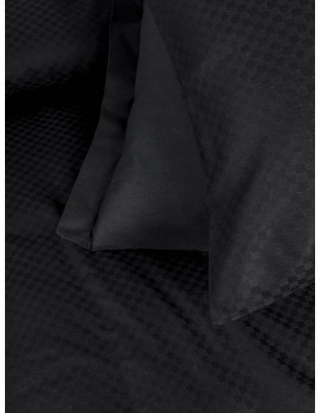 LENJERIE DE PAT COTTON BOX PLAID SIYAH