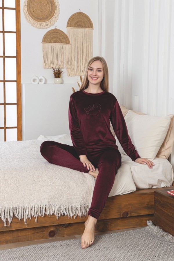 PIJAMA DAMA BAKI CATIFEA COD 814 2