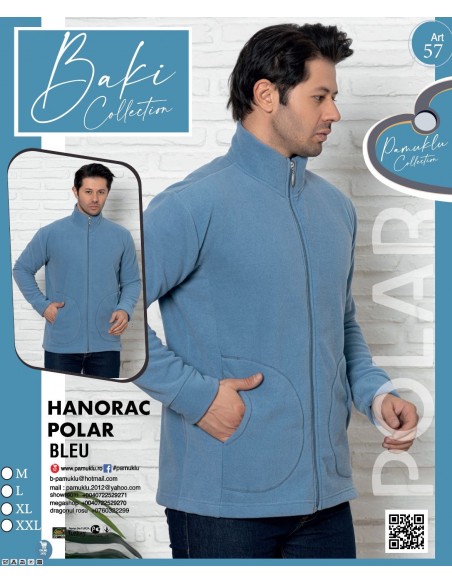 Hanorac Barbat Polar Bleu 57