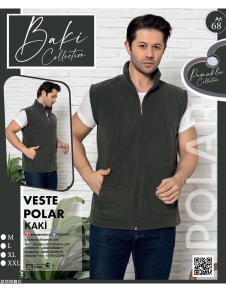 Veste Barbat Polar KAKI Cod 68