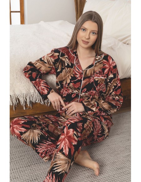 Pijama Dama Lux Cu Nasturi 6515